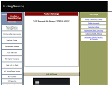 Tablet Screenshot of hiringsource.com